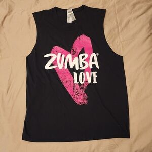 Zumba Love Black Sleeveless Top